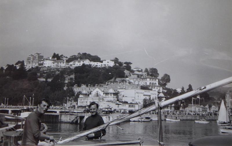 Neil Banks rigging in Torbay - photo © Neil Banks collection