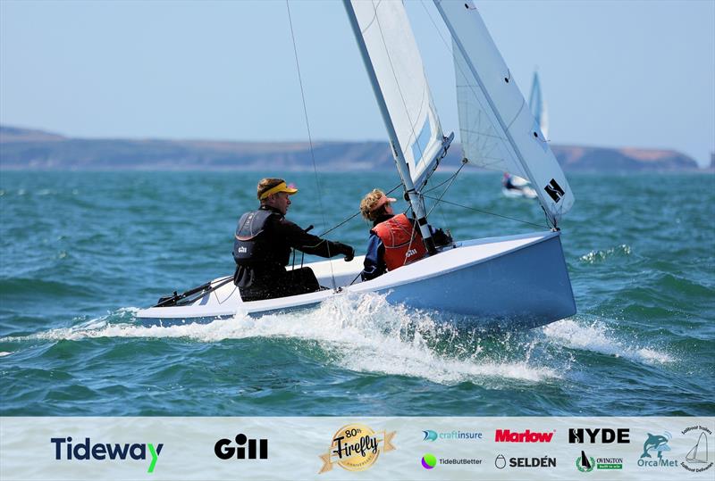 80th Anniversary Firefly Nationals at Tenby Day 3 photo copyright Mark Jardine taken at Tenby Sailing Club and featuring the Firefly class