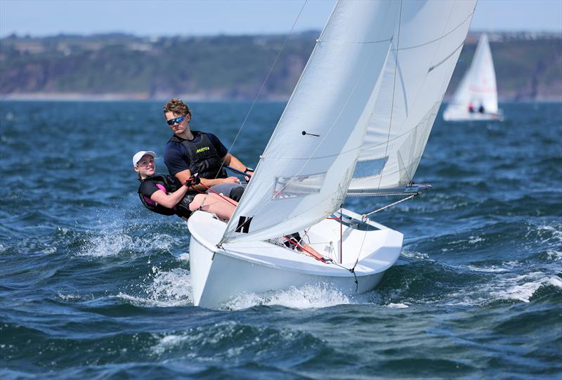 Plenty of younger sailors during the 80th Anniversary Firefly Nationals at Tenby - photo © Mark Jardine