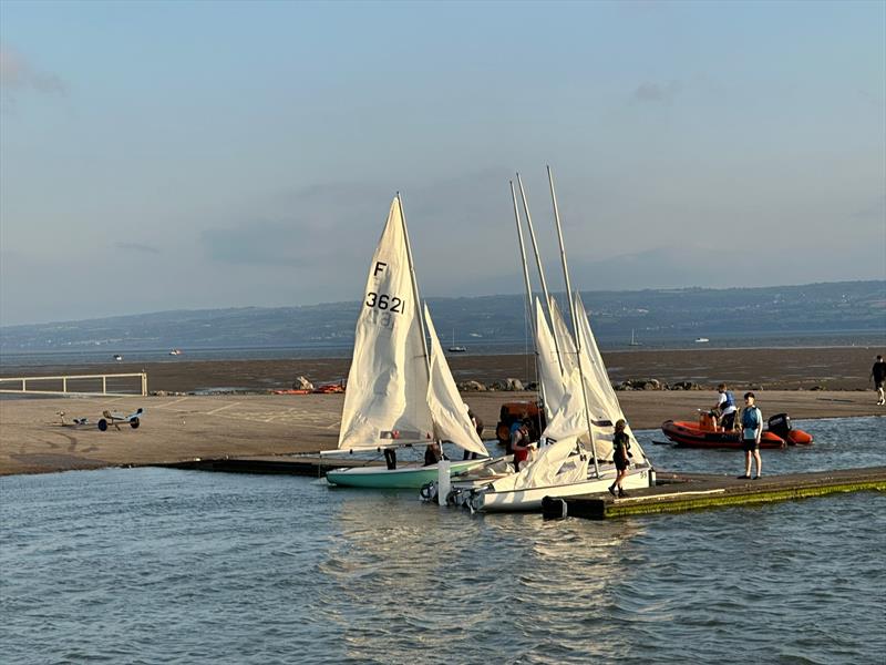 Weekly Firefly racing returned to West Kirby Sailing Club this season, with every boat helmed by a junior - photo © Jim Bramley