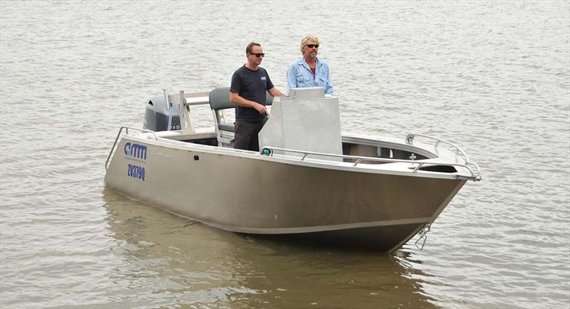 Stephen Roberts wanted a large but basic centre console design to maximise ease of movement around his AMM Sea Class 4900 when fighting large fish photo copyright John Daffy taken at  and featuring the Fishing boat class