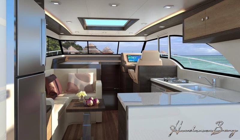 Hudson Bay 390 - photo © Clipper Motor Yachts