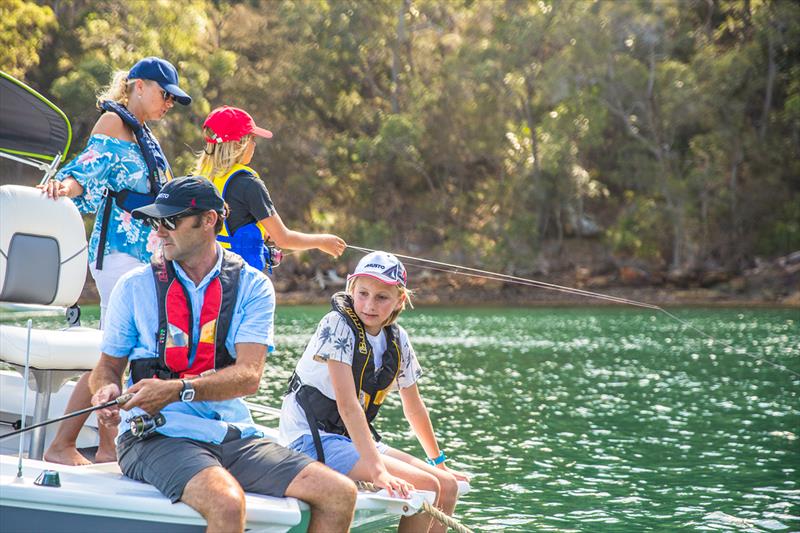 ABS family with lifejackets - Adelaide Boat Show 2018 - photo © AAP Medianet