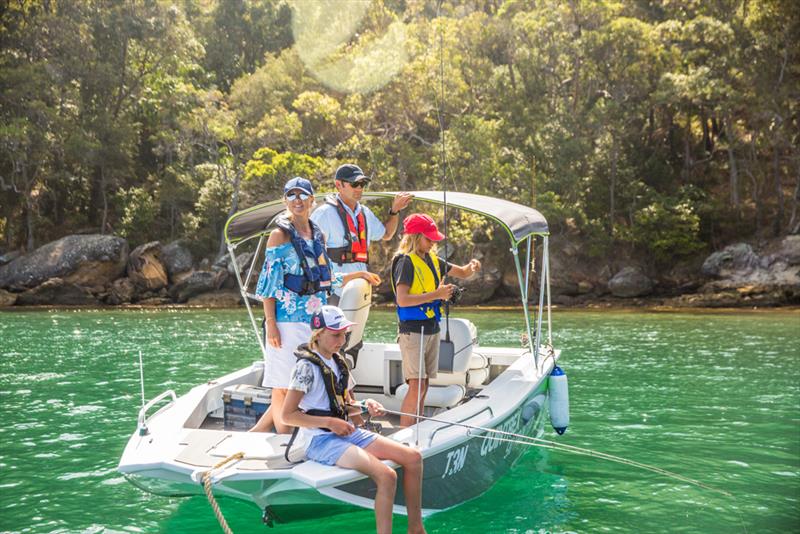 Brisbane Boat Show - Family fishing photo copyright AAP Medianet taken at  and featuring the Fishing boat class