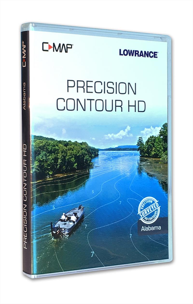 C-MAP releases Alabama Precision Contour HD Chart Card