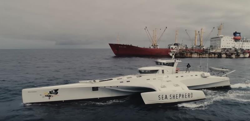 Sea Shepherd Fights Illegal Fishing in Central and South America photo copyright Sea Shepherd Conservation Society taken at  and featuring the Fishing boat class