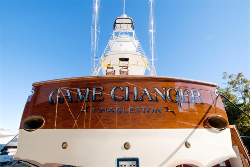 GameChanger's new transom - photo © Bayliss Boatworks