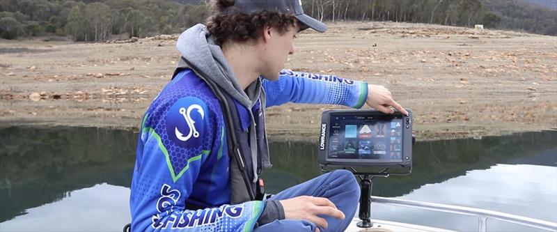 Configure your Lowrance Elite Ti2 with Rhys Creed photo copyright Lowranc taken at  and featuring the Fishing boat class
