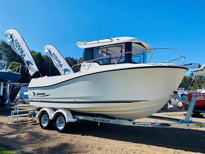 The first of the new Arvor models on display at John Crawford Marine, the Avror 605 Sportsfish photo copyright Arvor taken at  and featuring the Fishing boat class