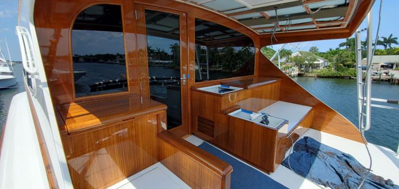 94' Enclosed Bridge S/F - III Amigos - photo © Michael Rybovich and Sons