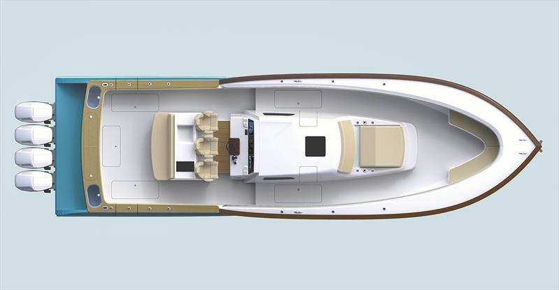 Mystique 48CC photo copyright Mystique Boatworks taken at  and featuring the Fishing boat class