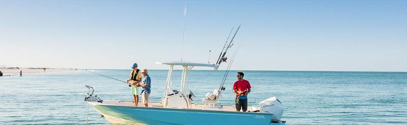 Preparing for Summer boating photo copyright Boston Whaler taken at  and featuring the Fishing boat class