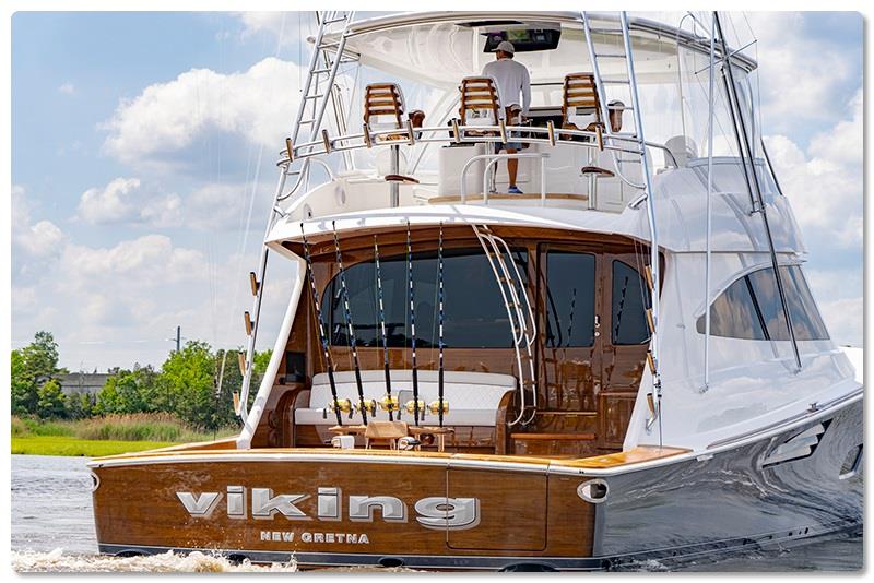 Viking 80 Demo photo copyright Viking Yachts taken at  and featuring the Fishing boat class