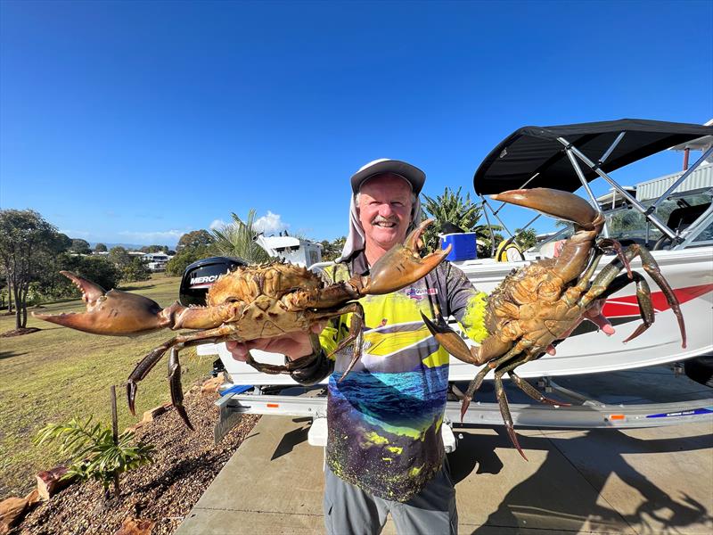 Darren with a couple of nice muddies photo copyright Fisho's Tackle World taken at  and featuring the Fishing boat class