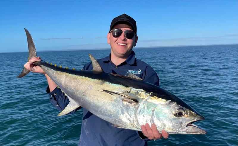 Urangan Pier fishing improved over the full moon photo copyright Fisho's Tackle World taken at  and featuring the Fishing boat class