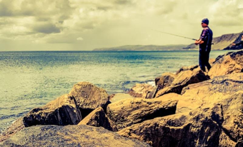 Squidding from Wirrina Rocks photo copyright Damien Clark taken at  and featuring the Fishing boat class