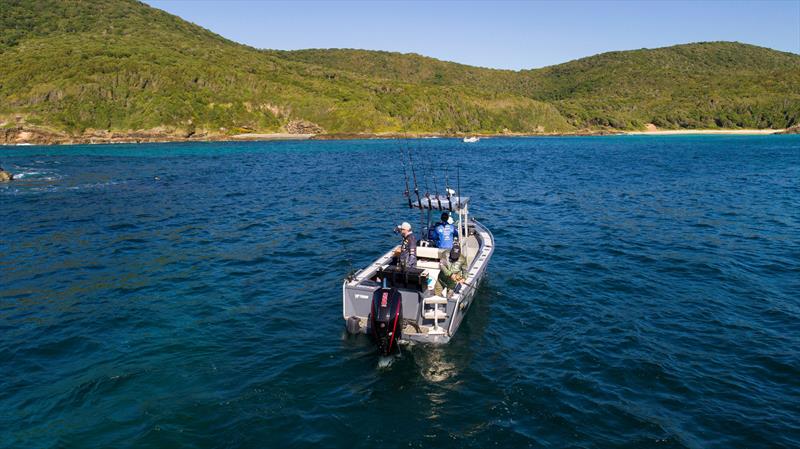 Autumn Trolling photo copyright Yellowfin taken at  and featuring the Fishing boat class