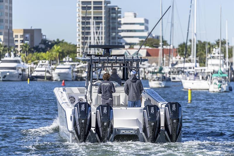 Did someone say power? Invincible 46 photo copyright Invincible Boats taken at  and featuring the Fishing boat class