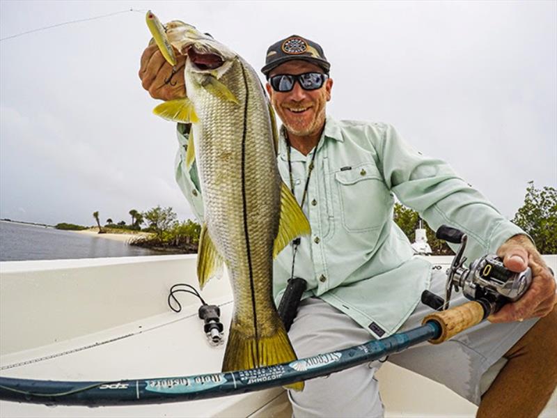 Joe Balog on fall inshore fishing along Florida's North-Central East Coast photo copyright St. Croix Rods taken at  and featuring the Fishing boat class