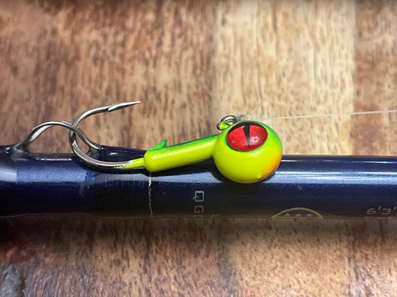 Neustrom's nugget for pitchin' walleyes: Northland Short-Shank Tungsten Jig - photo © Northland Fishing Tackle