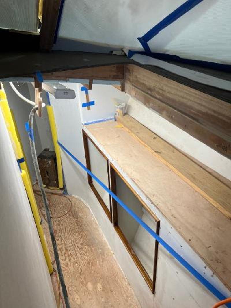 Hull #7 - Companionway joinery - photo © Michael Rybovich & Sons