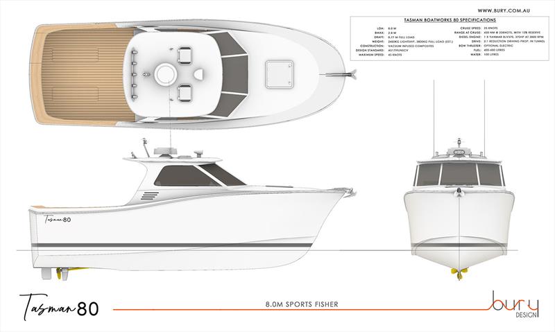 Tasman80 - photo © Bury Design