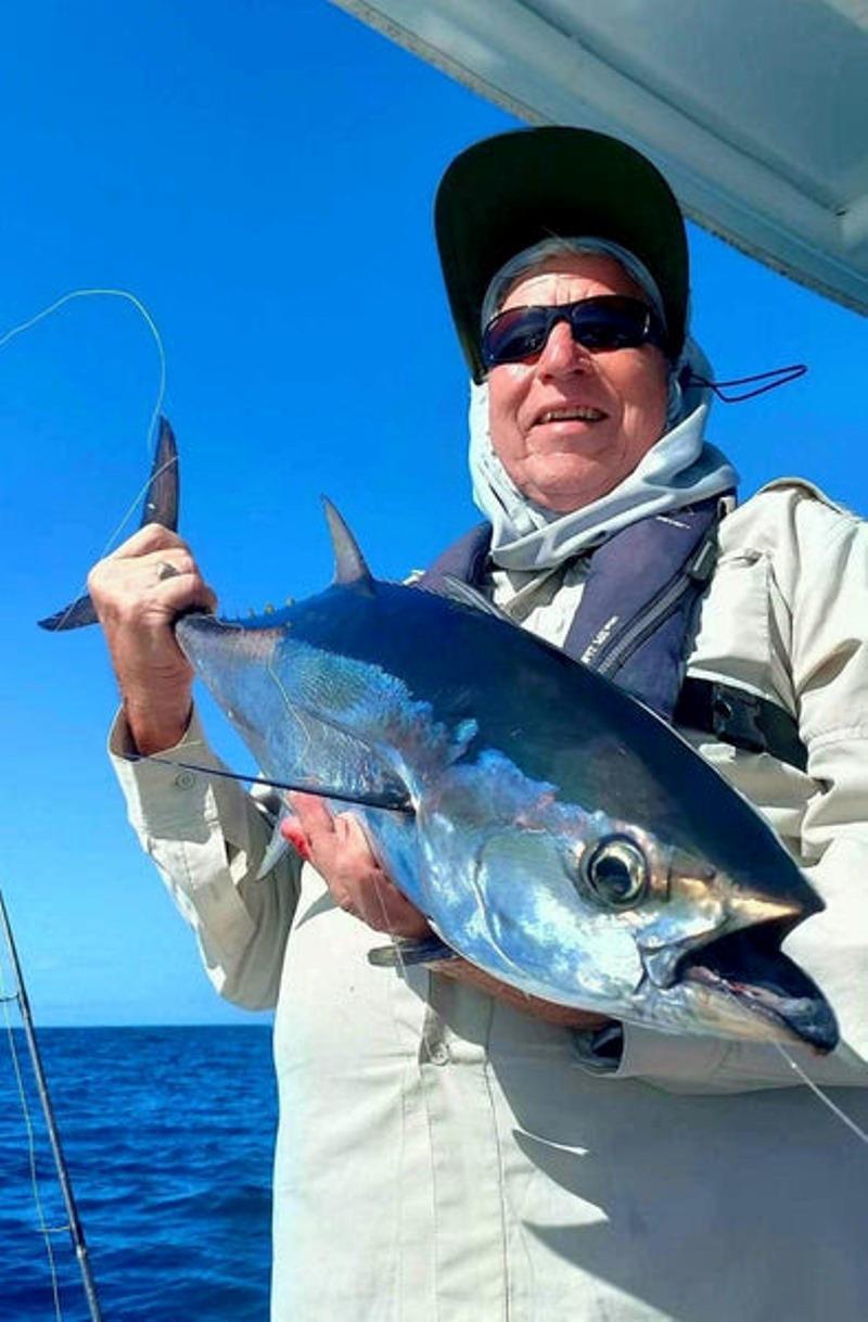 Hot Reels Pro Fish Charters getting into the longtail action photo copyright Fisho's Tackle World taken at  and featuring the Fishing boat class