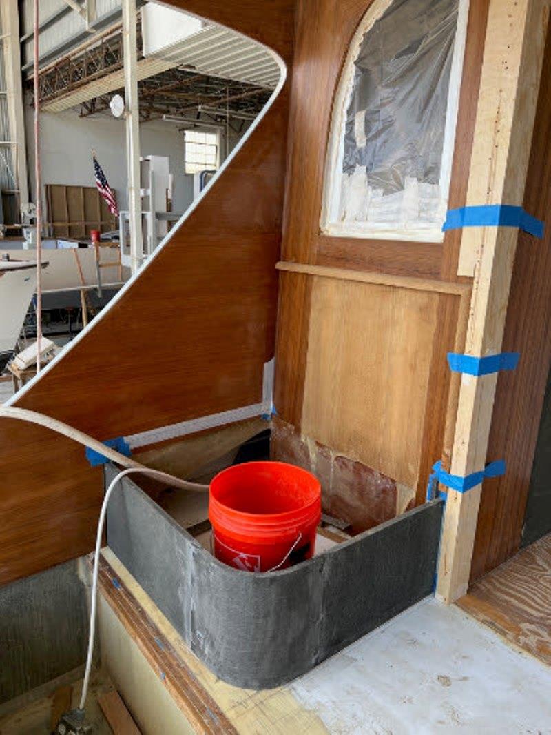 Hull #8 - Port mezzanine - photo © Michael Rybovich & Sons