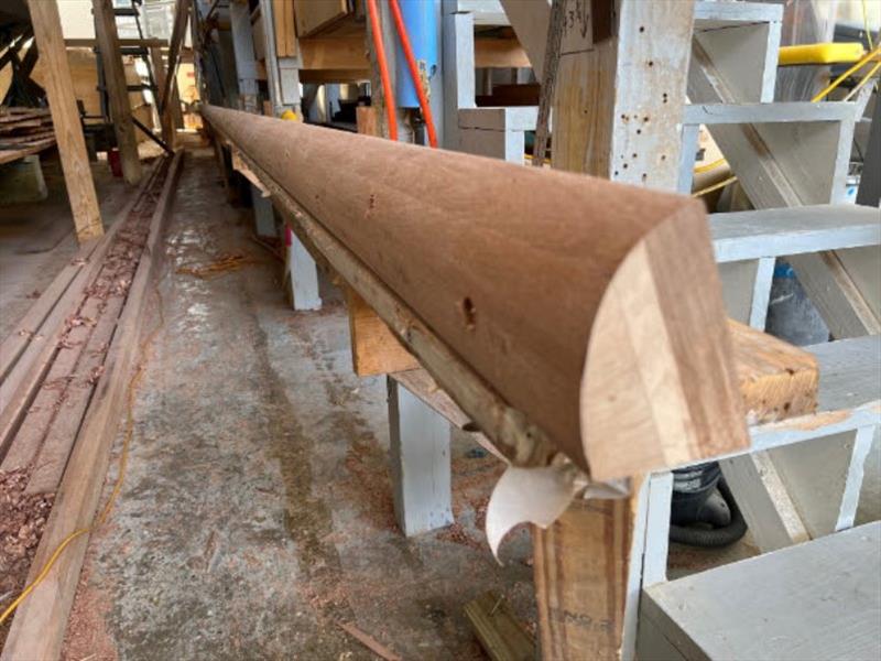 Hull #9 - Spray rails - photo © Michael Rybovich & Sons