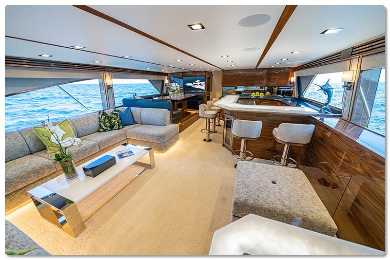 Viking 90 Salon - Inside edition - photo © Viking Yachts