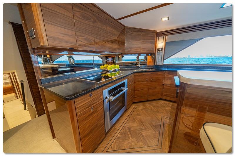 Viking 90 Salon - Inside edition - photo © Viking Yachts