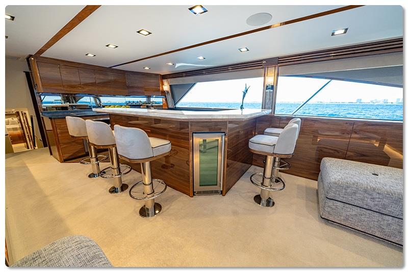 Viking 90 Salon - Inside edition - photo © Viking Yachts
