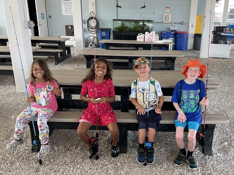 The Union Sportsmen's Alliance provided all participating youth with their own fishing rods and reels to continue to pursue fishing beyond the event - photo © Union Sportsmen's Alliance