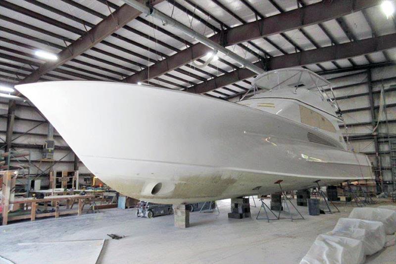 Hull #65: 64' Sportfisherman - photo © Jarrett Bay Boatworks