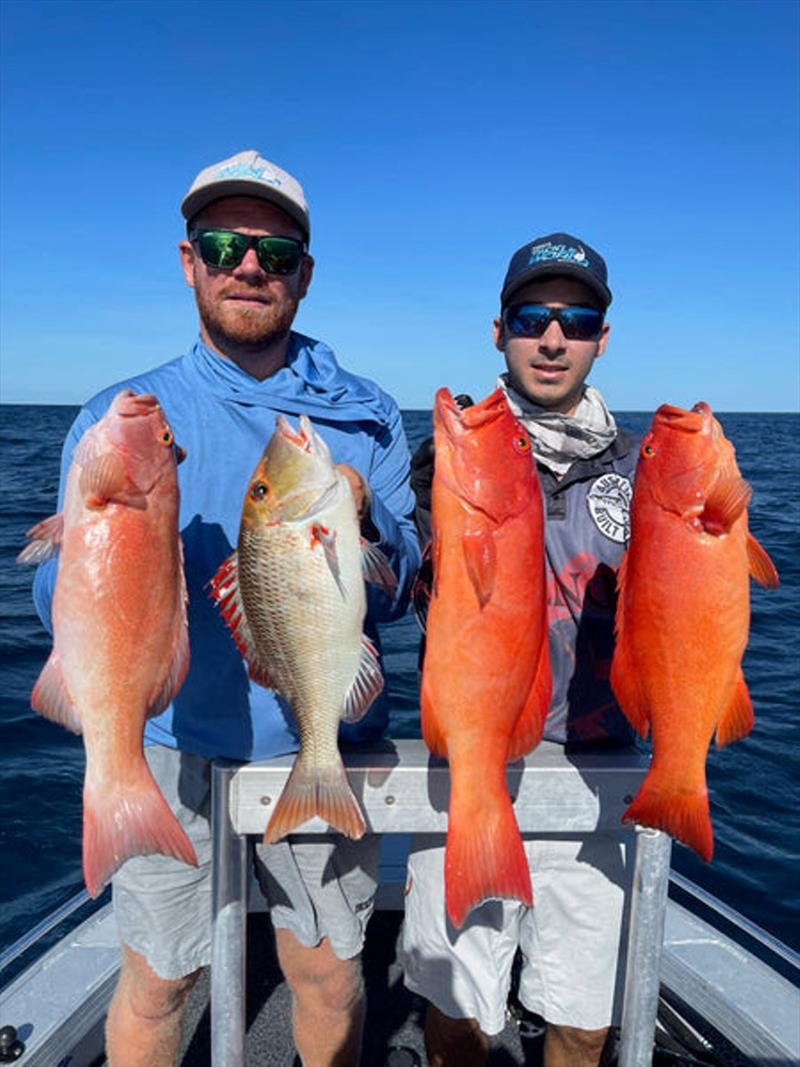 Not a bad drift when you're pulling in quality table fish like this photo copyright Fisho's Tackle World taken at  and featuring the Fishing boat class