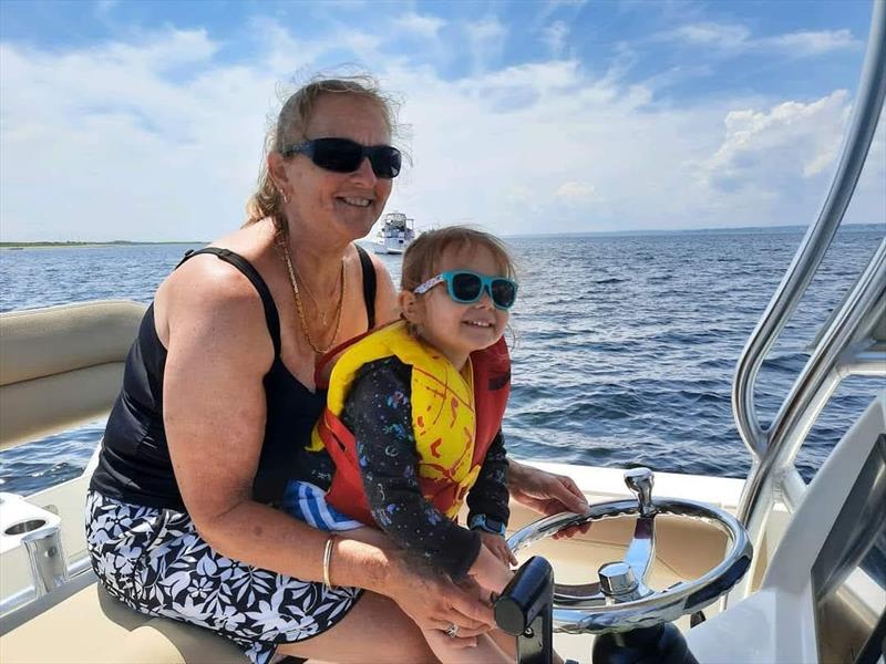 Dale Reis, a lifelong boat enthusiast and recent Sailfish convert, has been boating as long as she can remember - photo © Sailfish Boats
