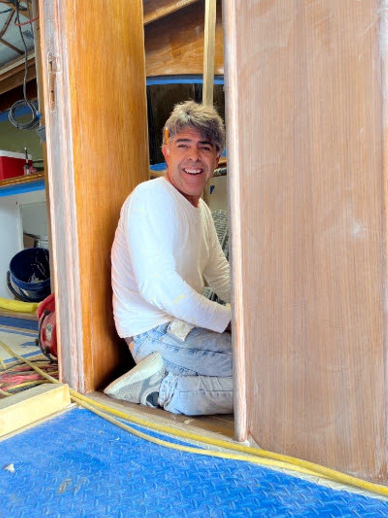 Hull #7 - Miguel in the day head - photo © Michael Rybovich & Sons
