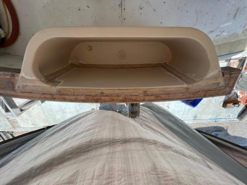 Hull #8 - Fishbox glassed in - photo © Michael Rybovich & Sons