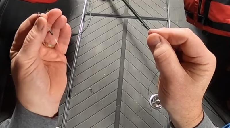 How to tie a strong fishing knot from braid to Fluorocarbon leader