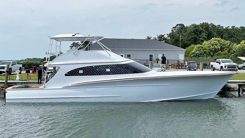 Hull #65: 64' Sportfisherman - photo © Jarrett Bay Boatworks
