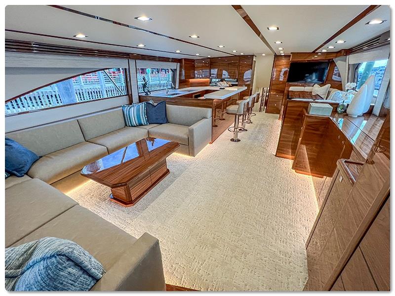 Viking 80 demonstrator boat - photo © Viking Yachts