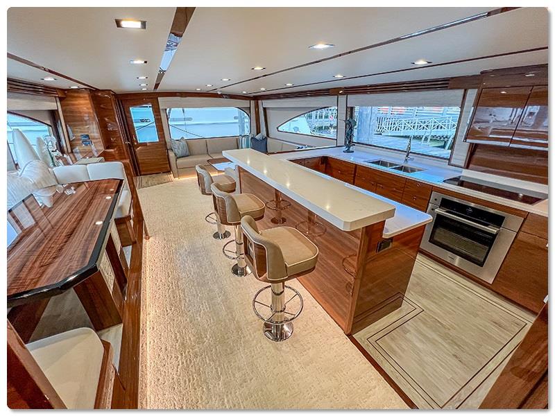 Viking 80 demonstrator boat - photo © Viking Yachts