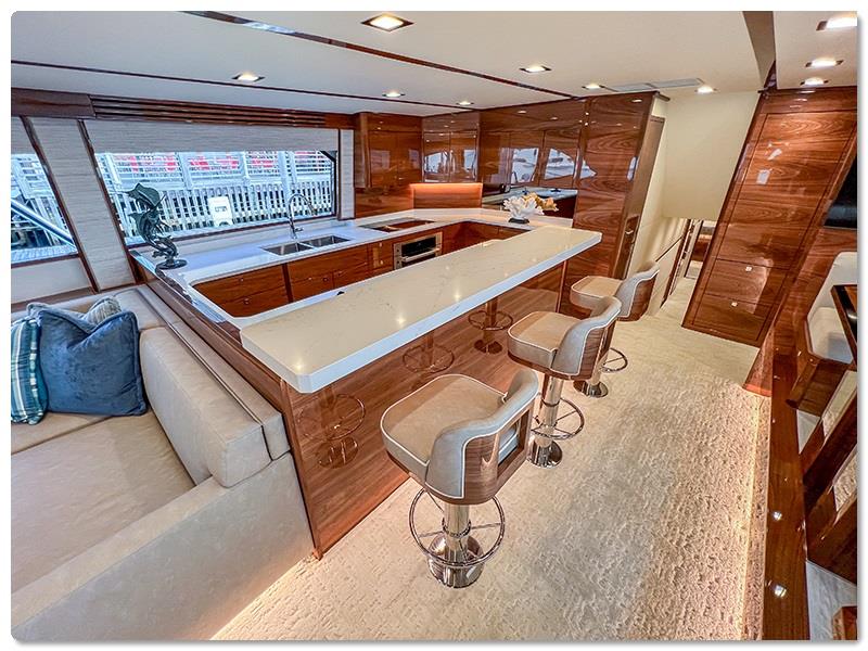 Viking 80 demonstrator boat - photo © Viking Yachts
