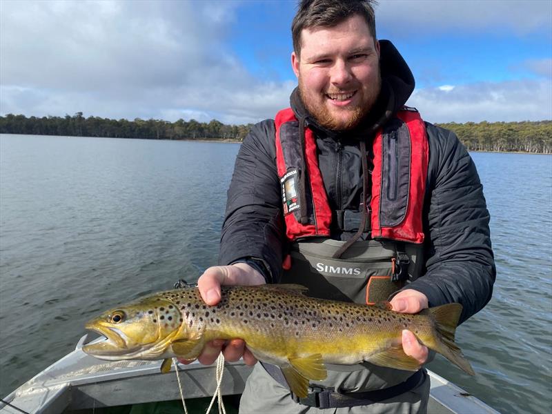 Angus with a healthy Penstock Lagoon trout