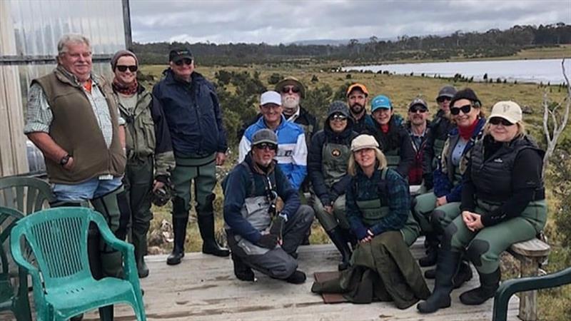 Kenn Orr's Tasmanian Trout Expeditions, Nick May's Highland Fly and Ray Curran's Red Tag Trout Tours – host regular workshops at Herne Lodge photo copyright Spot On Fishing Hobart taken at  and featuring the Fishing boat class