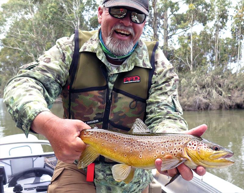 Kenn Orr's Tasmanian Trout Expeditions, Nick May's Highland Fly and Ray Curran's Red Tag Trout Tours – host regular workshops at Herne Lodge photo copyright Spot On Fishing Hobart taken at  and featuring the Fishing boat class