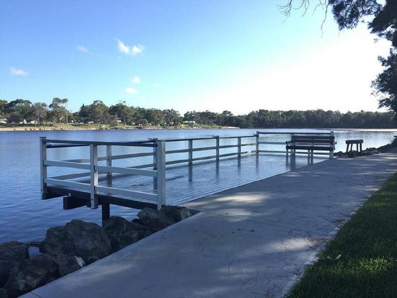 Examples of fishing platforms/infrastructure - photo © Recreational Fishing Alliance of NSW