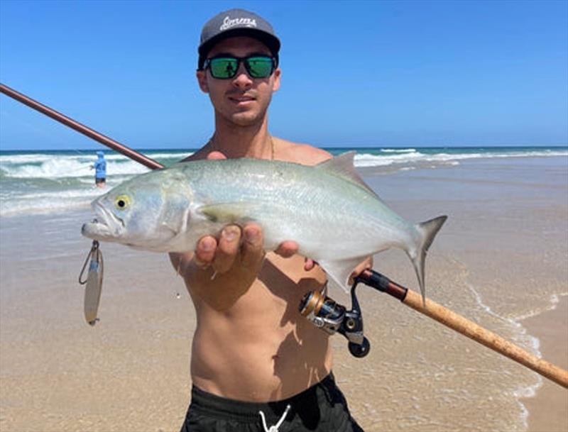 Dane spent his bucks party on North Straddie with the lads. The tailor fishing was great, but he has taken all week to recover photo copyright Fisho's Tackle World taken at  and featuring the Fishing boat class