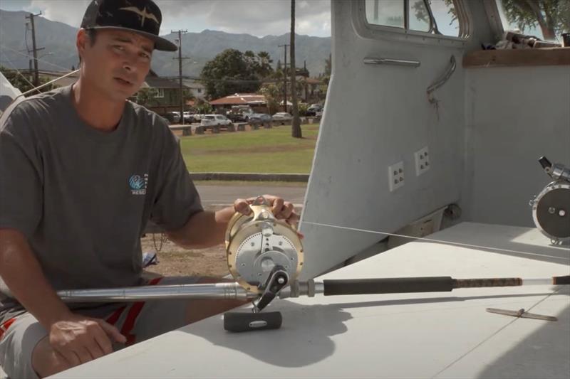Generational fisher Eddie Ebisui III provides tips on how to care for fishing reels - photo © Pacific Islands Fisheries Group