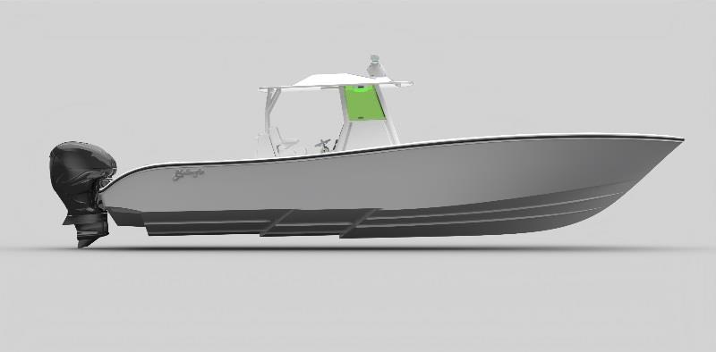 Yellowfin 36 Offshore rendering - photo © Yellowfin